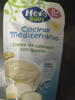 Bolsita Crema De Calabacín Con Quesito Hero Baby 100 GR +