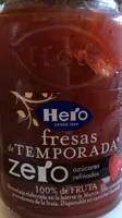 Zero mermelada de fresa de temporada 100% fruta