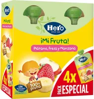 Plátano y fresa