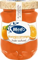 Todo natural confitura de naranja amarga