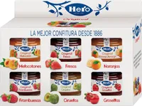 Confituras surtidas frascos