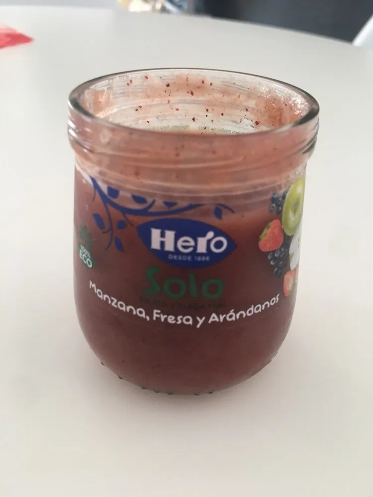 Solo fruta y nada más - Manzana, fresa y arándanos