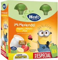 Yogurín con plátano y fresa