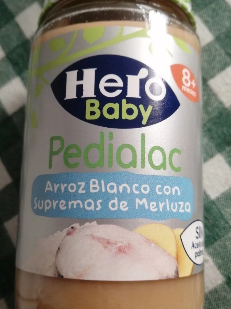 Pedialac arroz blanco con supremas de merluza
