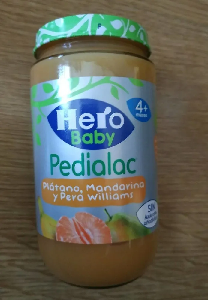 Pedialac plátano, mandarina y pera williams