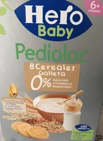 Pedialac 8 cereales galleta 0%