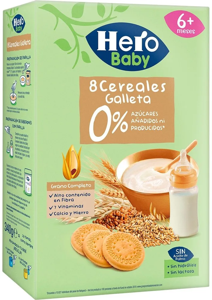 8 cereales galleta 0%