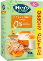 8 cereales miel (0%azúcares producidos)