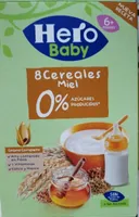 8 cereales miel 0%