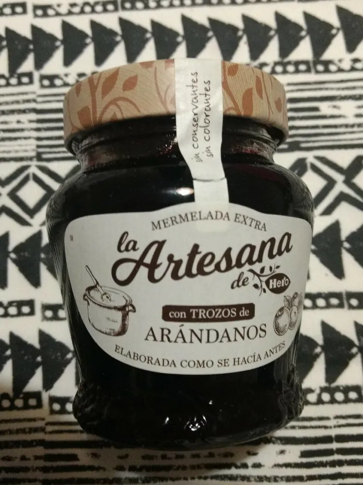 Marmelada con trozos de Arandanos