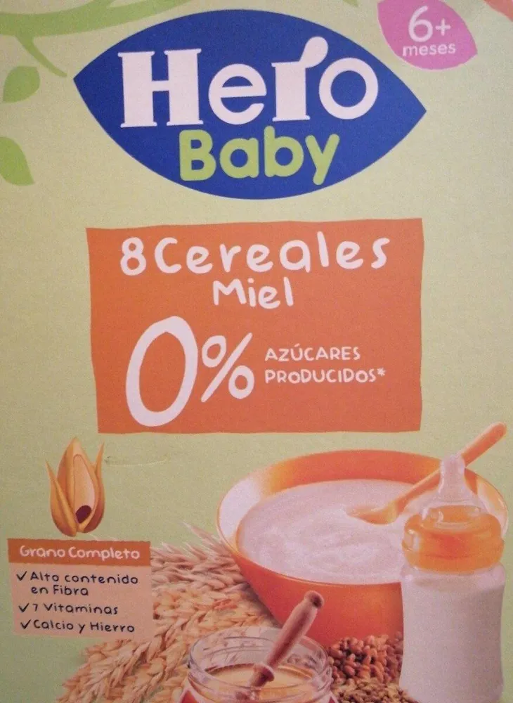 8 cereales miel 0%