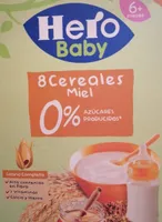 8 cereales miel 0%