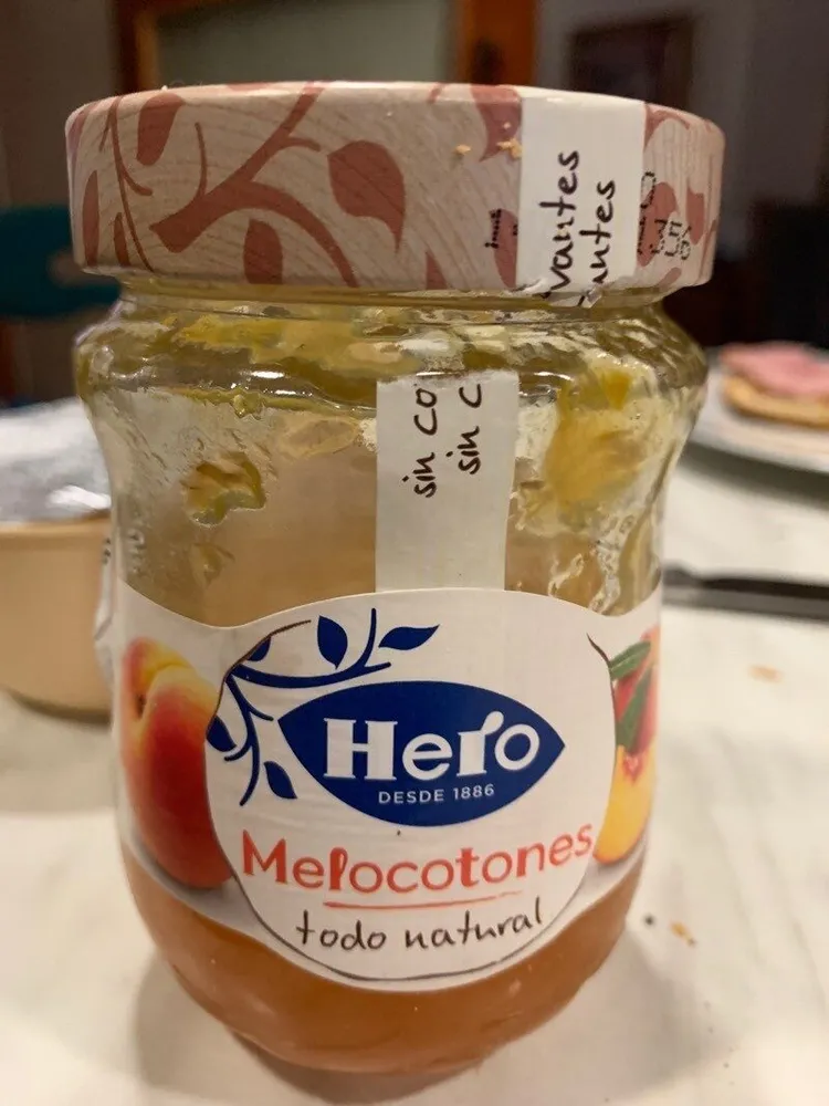 mermelada melocotones (todo natural)
