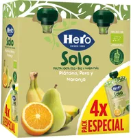 Solo fruta  Plátanl, Pera y Naranja