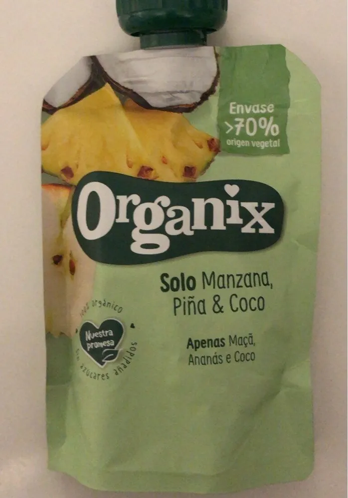 Solo Manzana, piña y coco