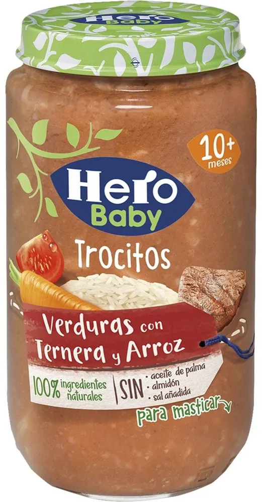 Verdura con ternera y arroz
