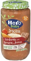 Verdura con ternera y arroz