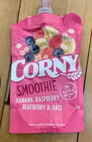 Smoothie Banana Rasberry Blueberry & Oats