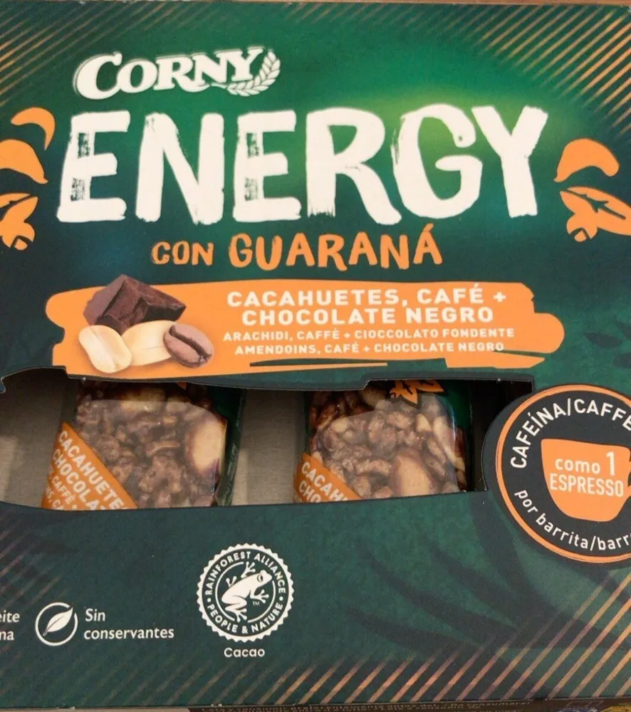 Corny Energy con guaranà