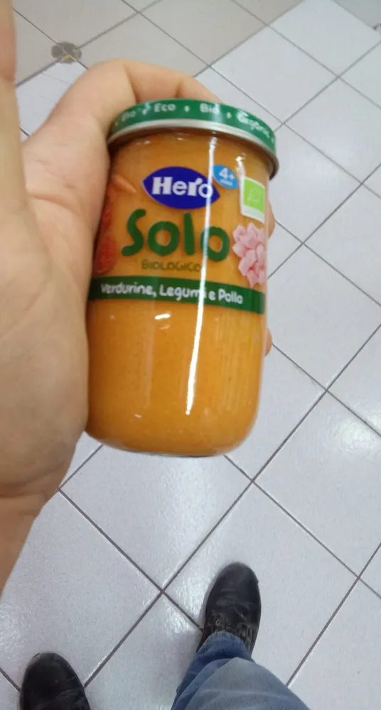 Solo verdurine e pollo
