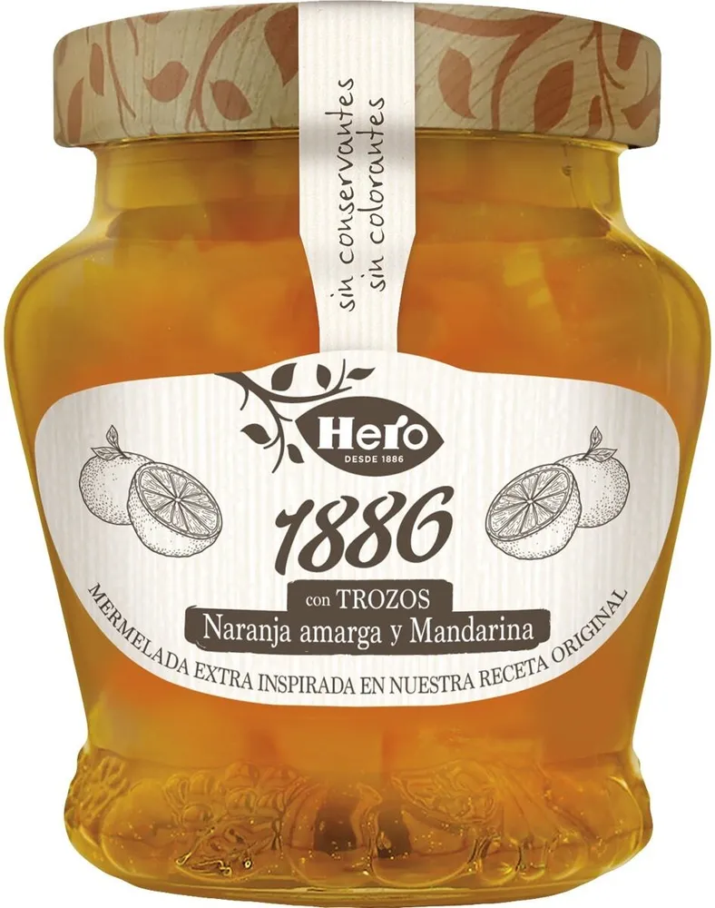 1886 con Trozos naranja amarga y mandarina