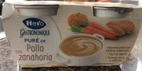 Gastronomique pure de pollo con zanahoria