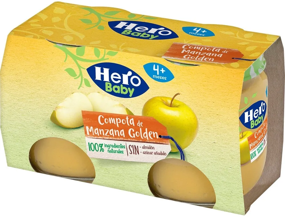 Compota de manzana golden
