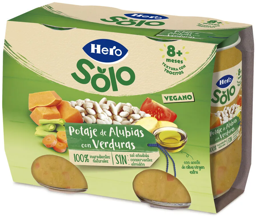 Potaje de alubias y verduritas
