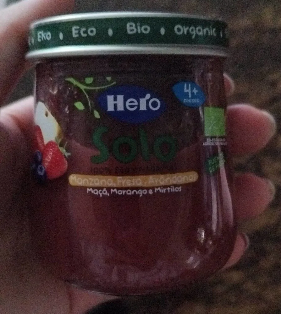Potito solo manzana fresa arandano 120g