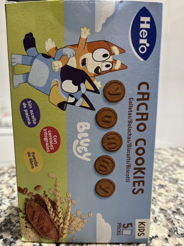Hero cacao cookies Bluey