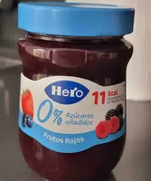 Confitura de frutos rojos 0%