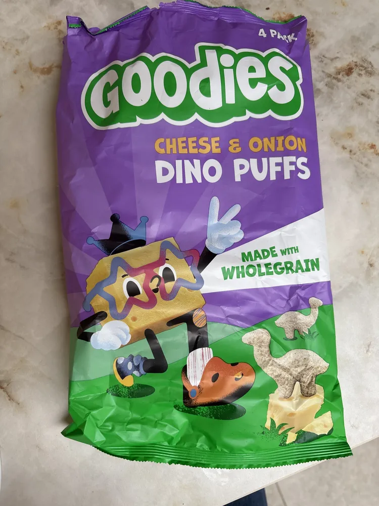 Cheese & Onion Dino Puffs