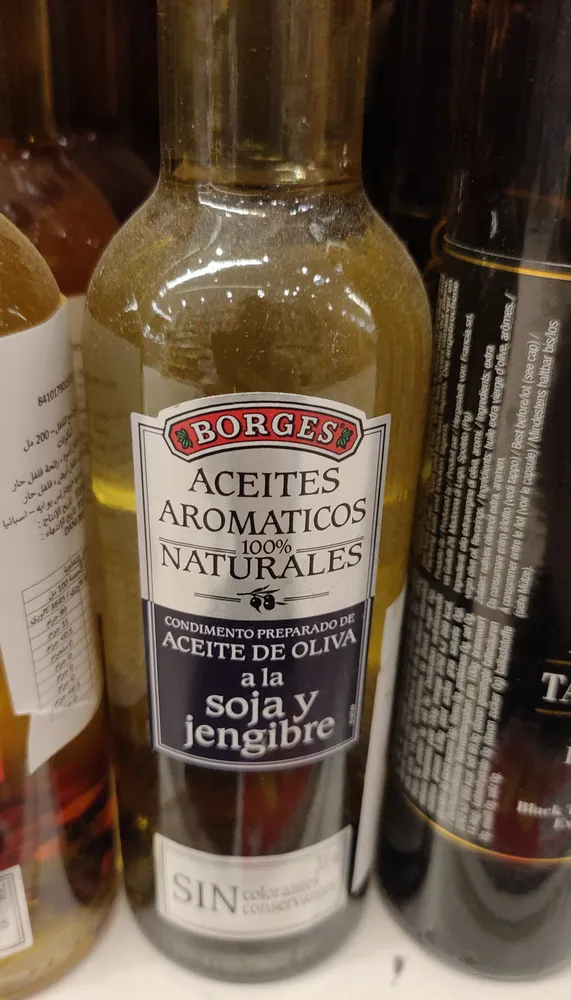 Borges Olive Oil Soy & Ginger imp