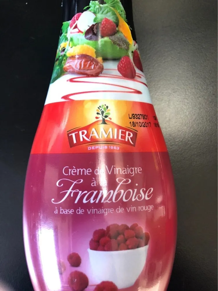 Creme de vinaigre a la framboise