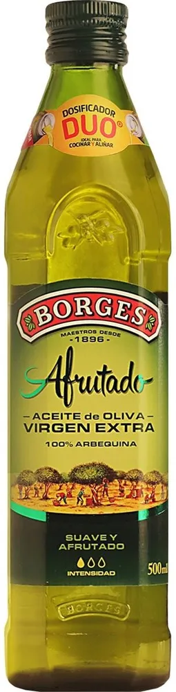 Aceite de oliva virgen extra arbequina suave y afrutado