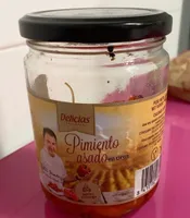 Pimientos asados en tiras