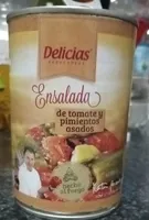 Ensalada de tomate y pimientos asados