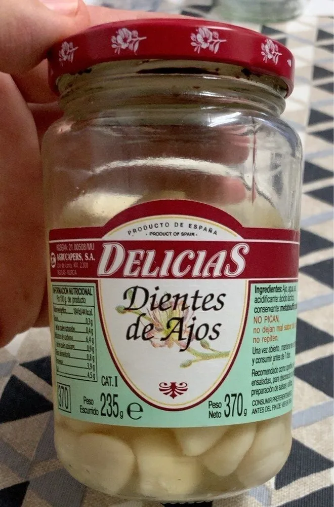 Dientes de ajos