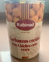 Garbanzos cocidos