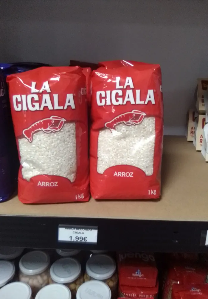 Arroz redondo paquete 1 kg
