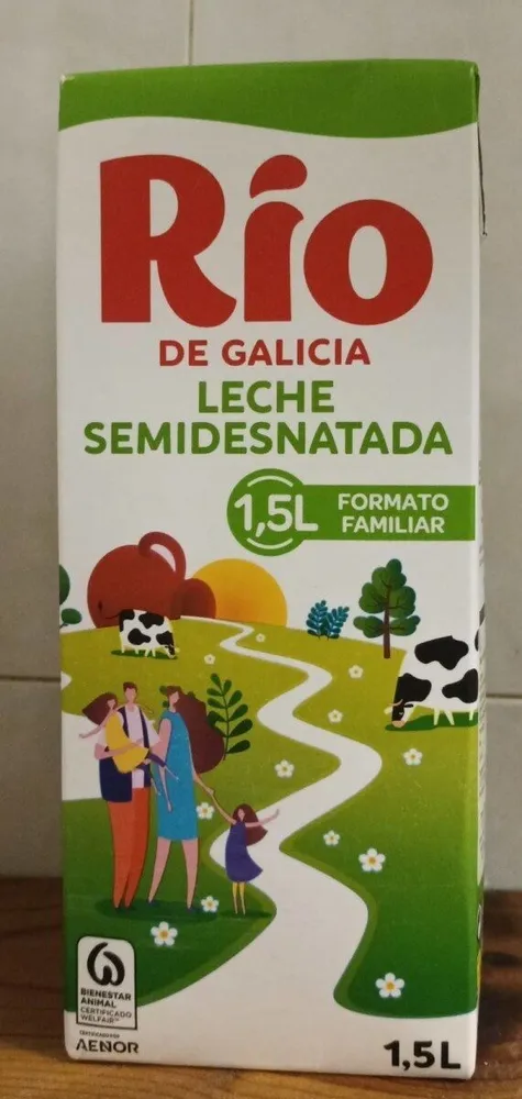 Leche semidesnatada