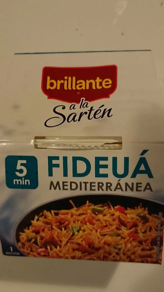 Fideuá mediterrránea