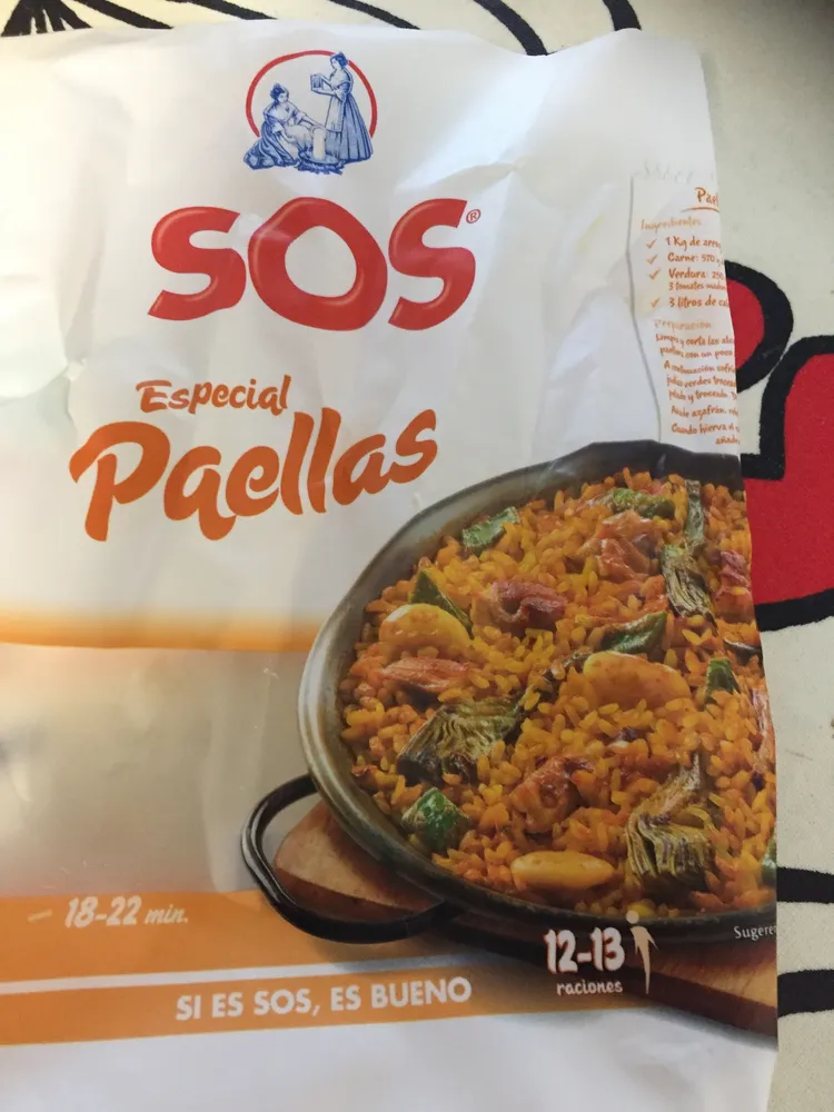 Arroz especial paellas paquete 1 kg