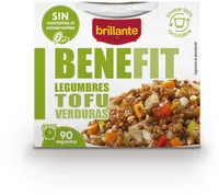 Brillante Benefit legumbres tofu verduras