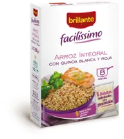 Brillante Facilíssimo arroz integral con quinoa blanca y roja