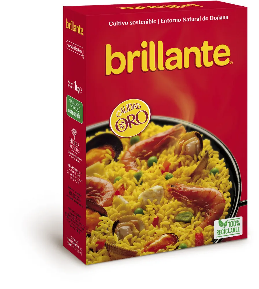 Brillante Arroz Calidad Oro