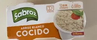 Sabroz arroz blanco cocido