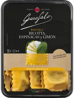 Ravioli Ricotta espinacas y limón