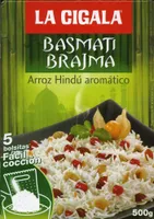 Arroz basmati 5 bolsitas caja 500 g