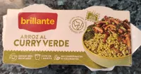 Arroz al curry verde